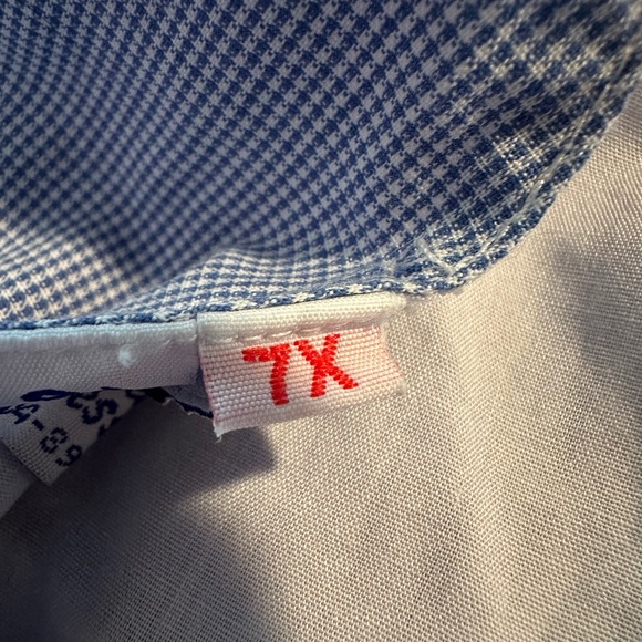 Madeline in Paris Vintage Smocked Dress size 7x - Picture 4 of 4